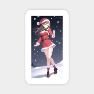 Santa Girl Magnet