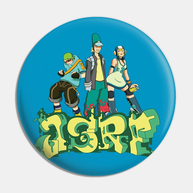 JSRF Trio Pin by Hurricanaan