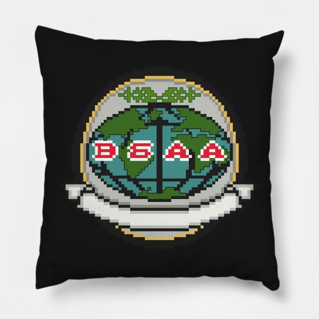 Resident Evil BSAA Pixel Art Pillow by AlleenasPixels