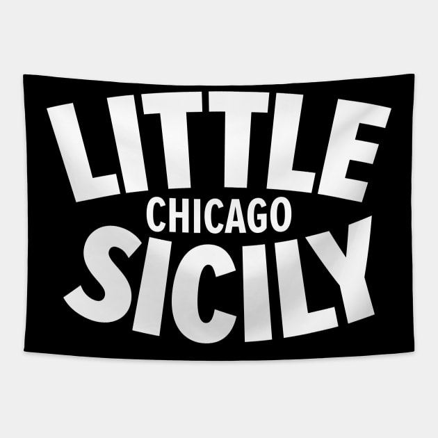 Chicago's Little Sicily Design - Embrace the Sicilian Soul of the Windy City Tapestry by Boogosh