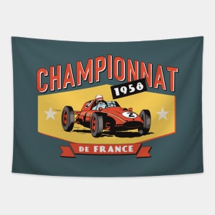 Vintage Motor Racing Tapestry