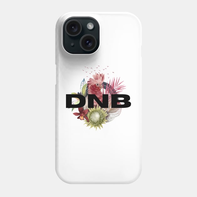 DNB - Tropical Pink Bass Bird Phone Case by DISCOTHREADZ 