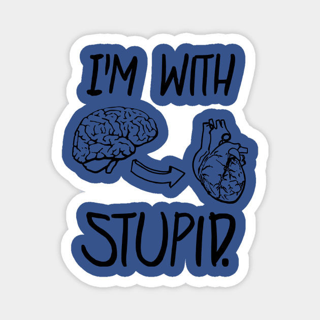I'm With Stupid 3 Magnet by thihthaishop