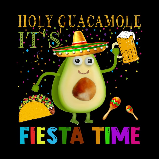 Cinco de Mayo Taco Holy Guacamole It_s Fiesta Time Sombrero by cruztdk5