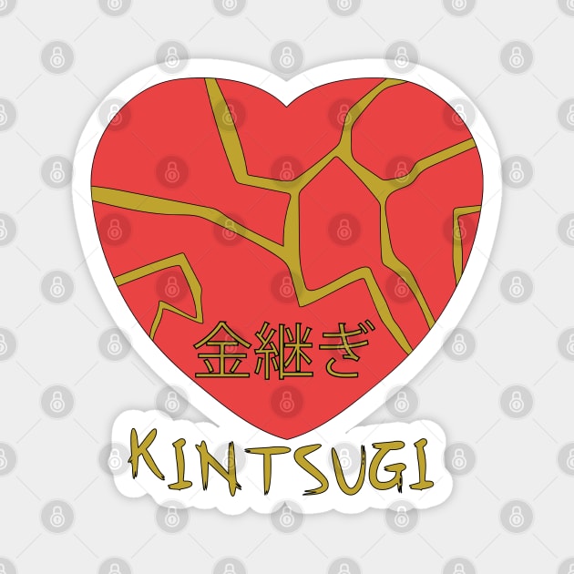 Kintsugi Kintsukuroi Magnet by DiegoCarvalho