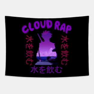 Cloud Rap - Rare Japanese Vaporwave Aesthetic Tapestry