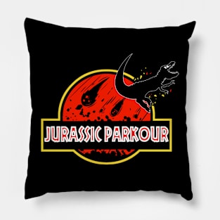 Jurassic Parkour Pillow