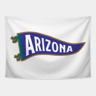 Arizona Pennant - White 2 Tapestry