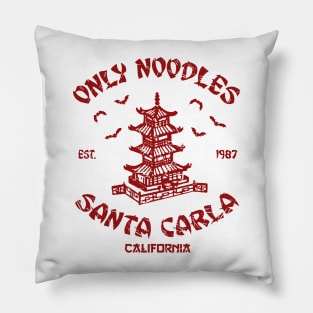 Noodles santa carla Pillow