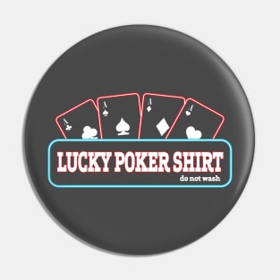 Lucky Poker Tee Tshirt Pin