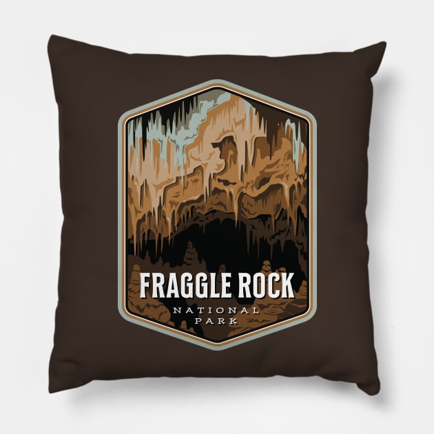 Fraggle Rock National Park Pillow by MindsparkCreative