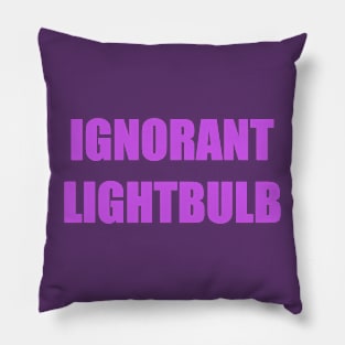 Ignorant Lightbulb iCarly Penny Tee Pillow