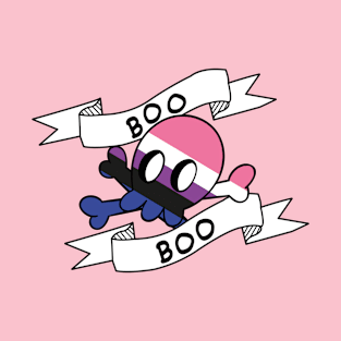 boo boo funny genderfluid T-Shirt