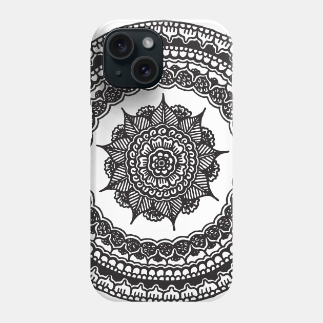 Circle Henna Phone Case by HLeslie Design