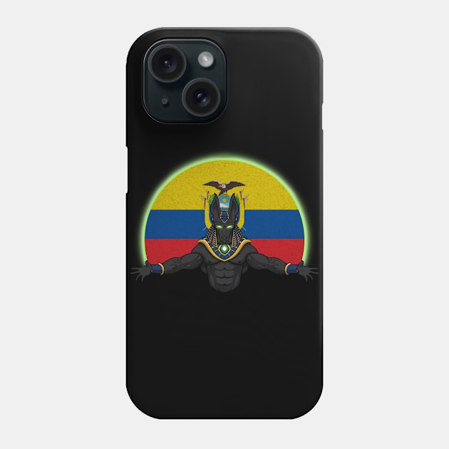 Anubis Ecuador Phone Case by RampArt