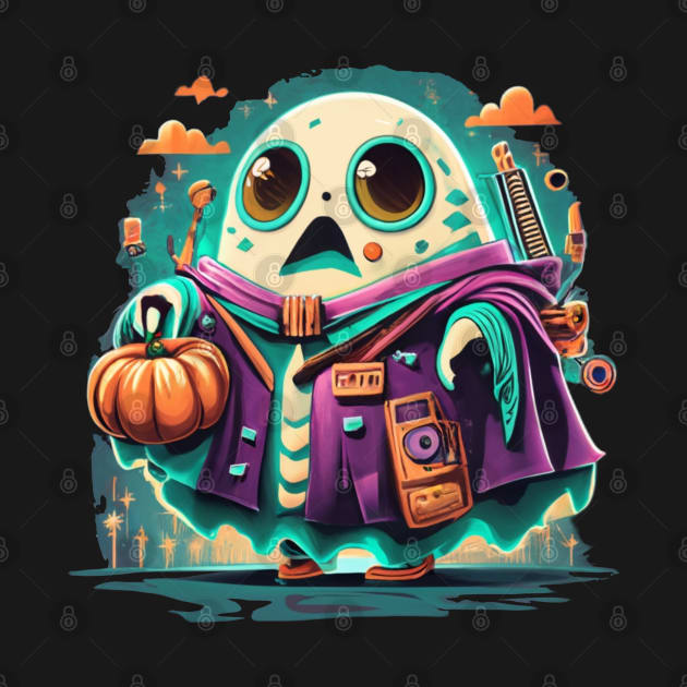 Discover Ghost Halloween - Halloween - Sweat À Capuche