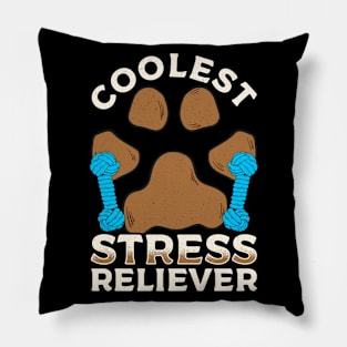 Dog Lover Coolest Stress Reliever Playing With Dog Pillow