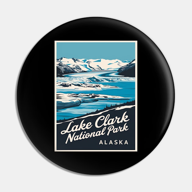 Lake Clark National Park Frozen Landscape Pin by Perspektiva