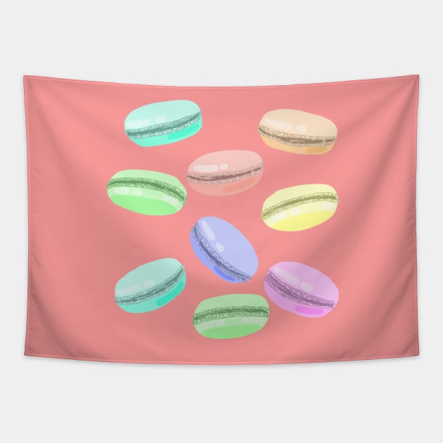 macaron Tapestry by LadybugDraws