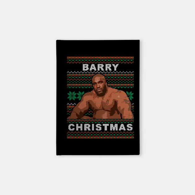 Barry Wood Ugly Christmas Sweater - Barry Wood - Notebook