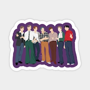 BTS Disco Magnet