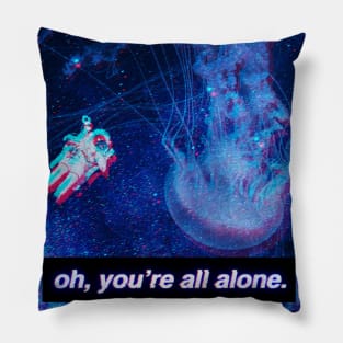 Streetwear Vaporwave Aesthetic Lonely Astronaut Pillow