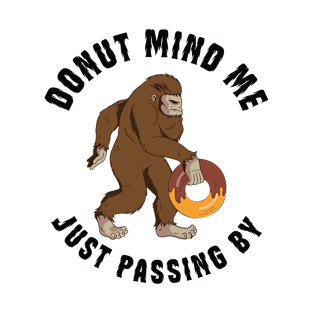 Bigfoot Sasquatch Jeti Donut T-Shirt