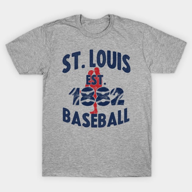 St. Louis Cardinals Baseball EST 1882 Logo Team T-Shirt Gift For Fans