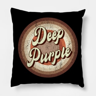 Vintage brown exclusive - deep purple Pillow