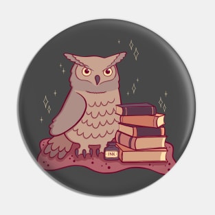 Owl Familiar Pin