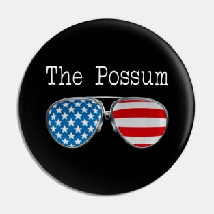 AMERICA PILOT GLASSES THE POSSUM Pin