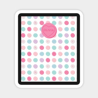 Love Heart Lollies - Olivia Magnet