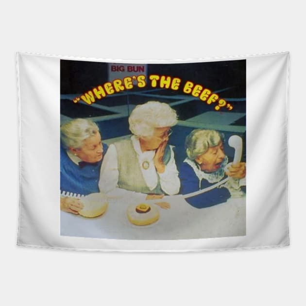 Where's the Beef? Tapestry by vhsisntdead