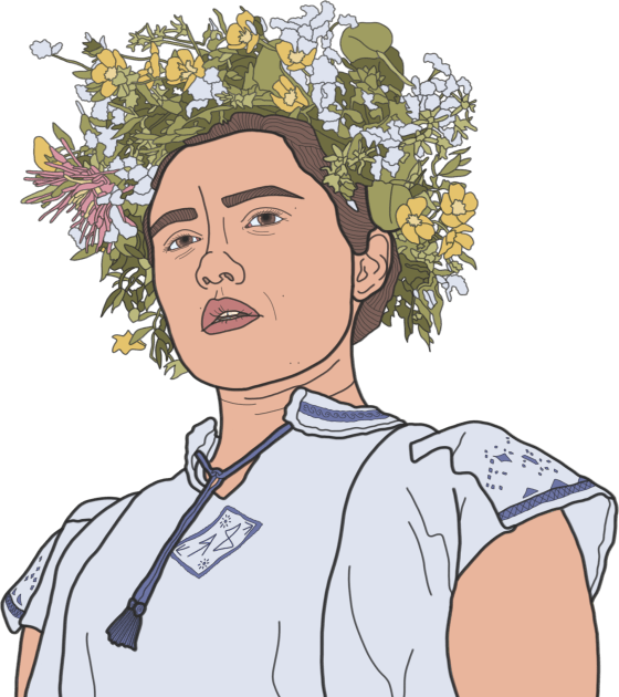 Midsommar May Queen Kids T-Shirt by Kath Fernweh