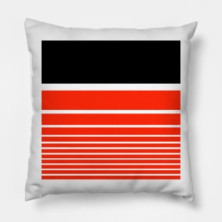 linear pattern abstract art Pillow