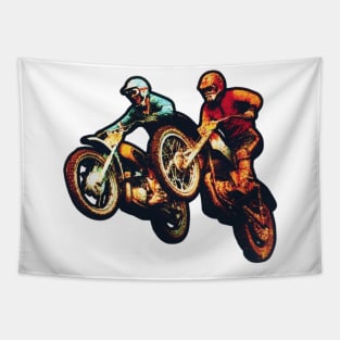 Motorcycle Shirt Vintage Race Tapestry