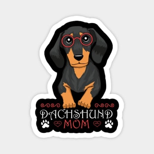 Dachshund Mom Cute Wiener dog Magnet