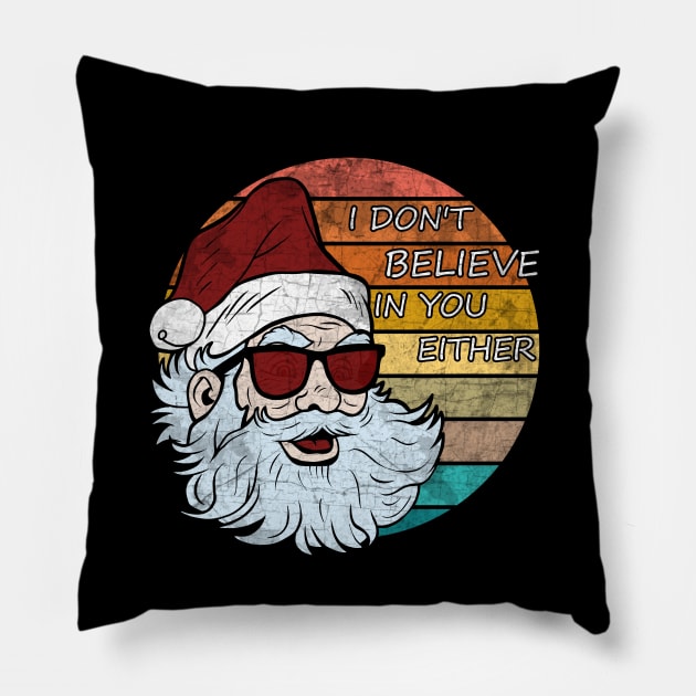 Bad Santa Pillow by valentinahramov