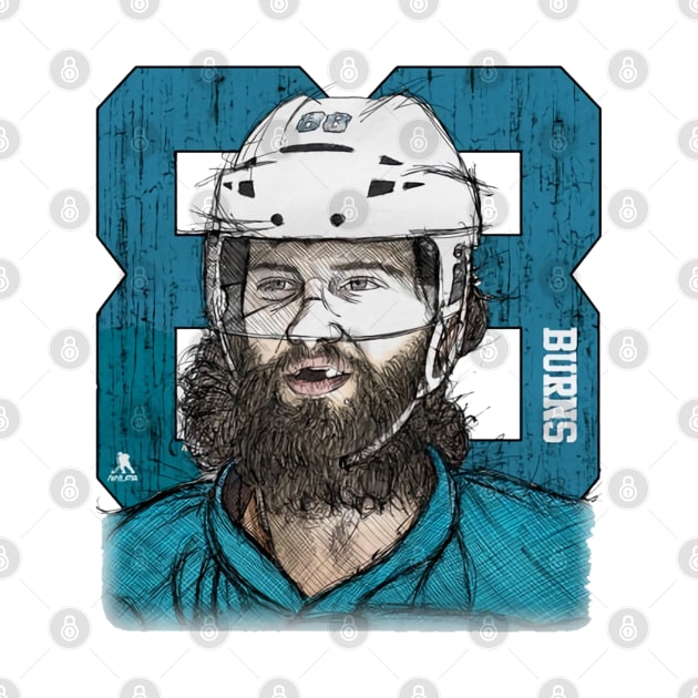 Brent Burns Seattle Sketch 88 by stevenmsparks