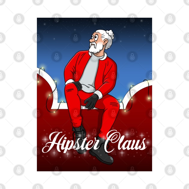 Hipster Claus by GarryDeanArt