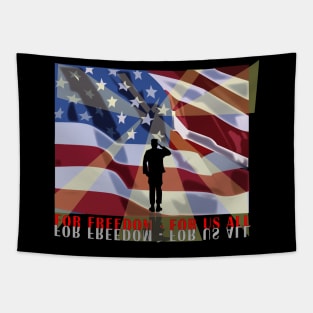 For Freedom - For Us All Tapestry