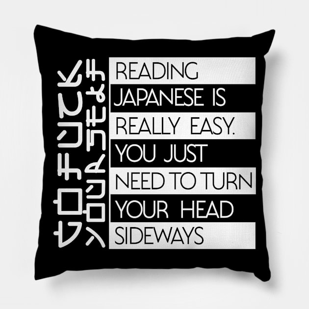 Reading Japanese Pillow by Dojaja