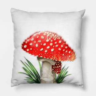 Toadstool mushroom Pillow