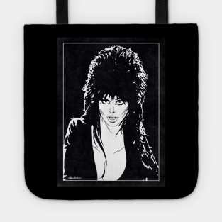 ELVIRA - MISTRESS OF THE DARK (Black and White) Tote