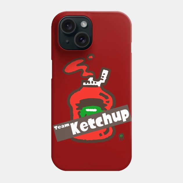 Splatfest Team Ketchup v.2 Phone Case by KumoriDragon