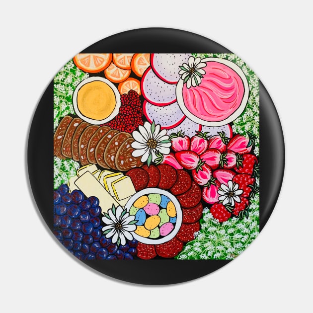 Spring Charcuterie Board Pin by Amazink Creations