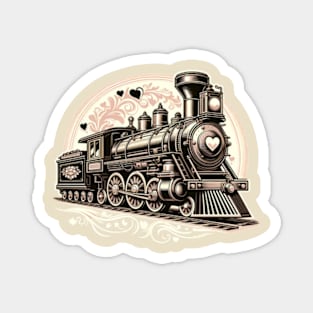 Love Train Valentine Magnet