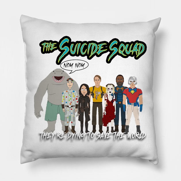 Task (Burp) Force X Pillow by ComicBook Clique