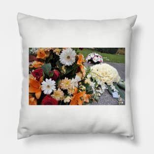 Paris Fall Flowers Pillow