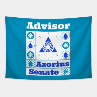 Azorius Senate | Advisor | MTG Ravnica Guild Blue on White Design Tapestry